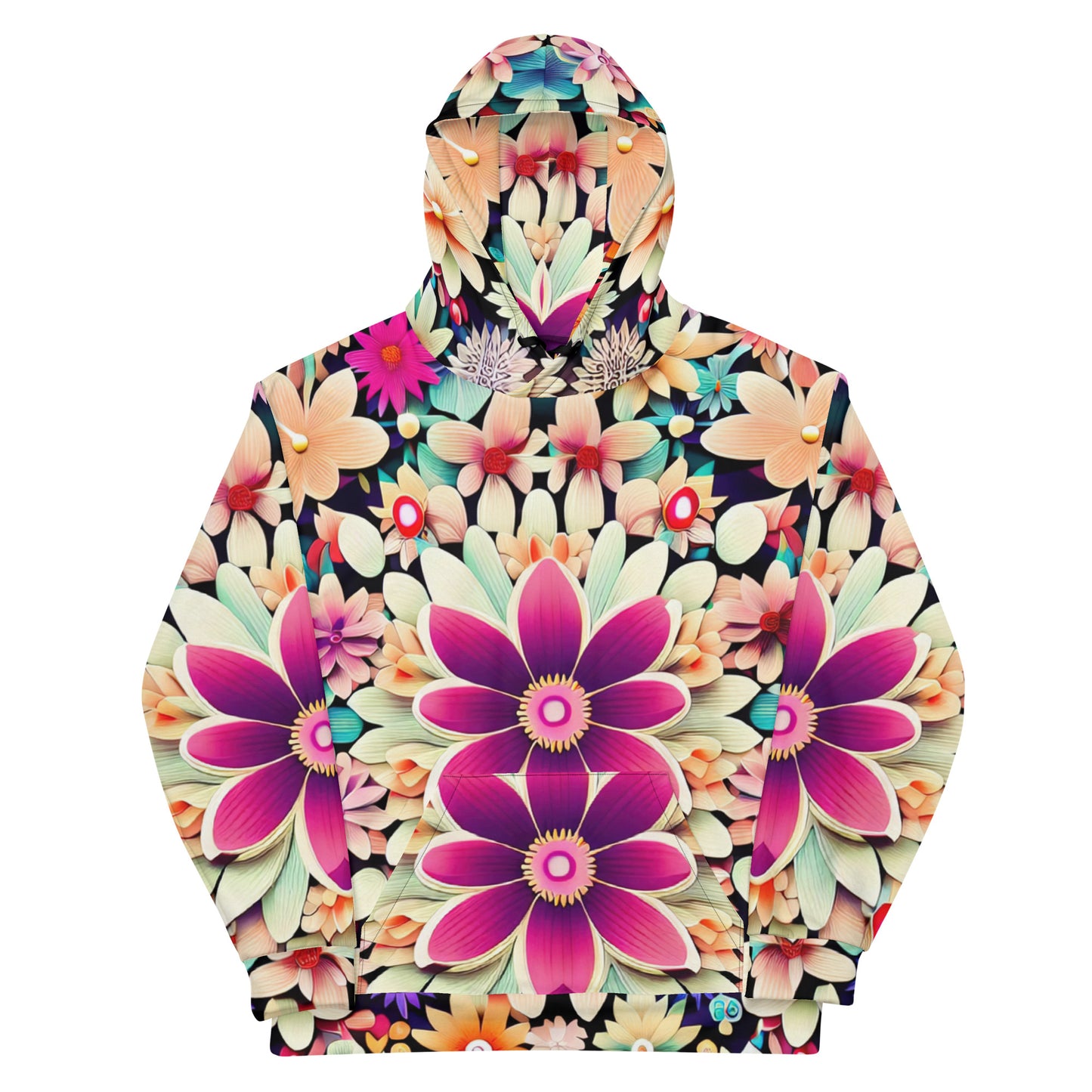 DMV 0307 Floral Unisex Hoodie