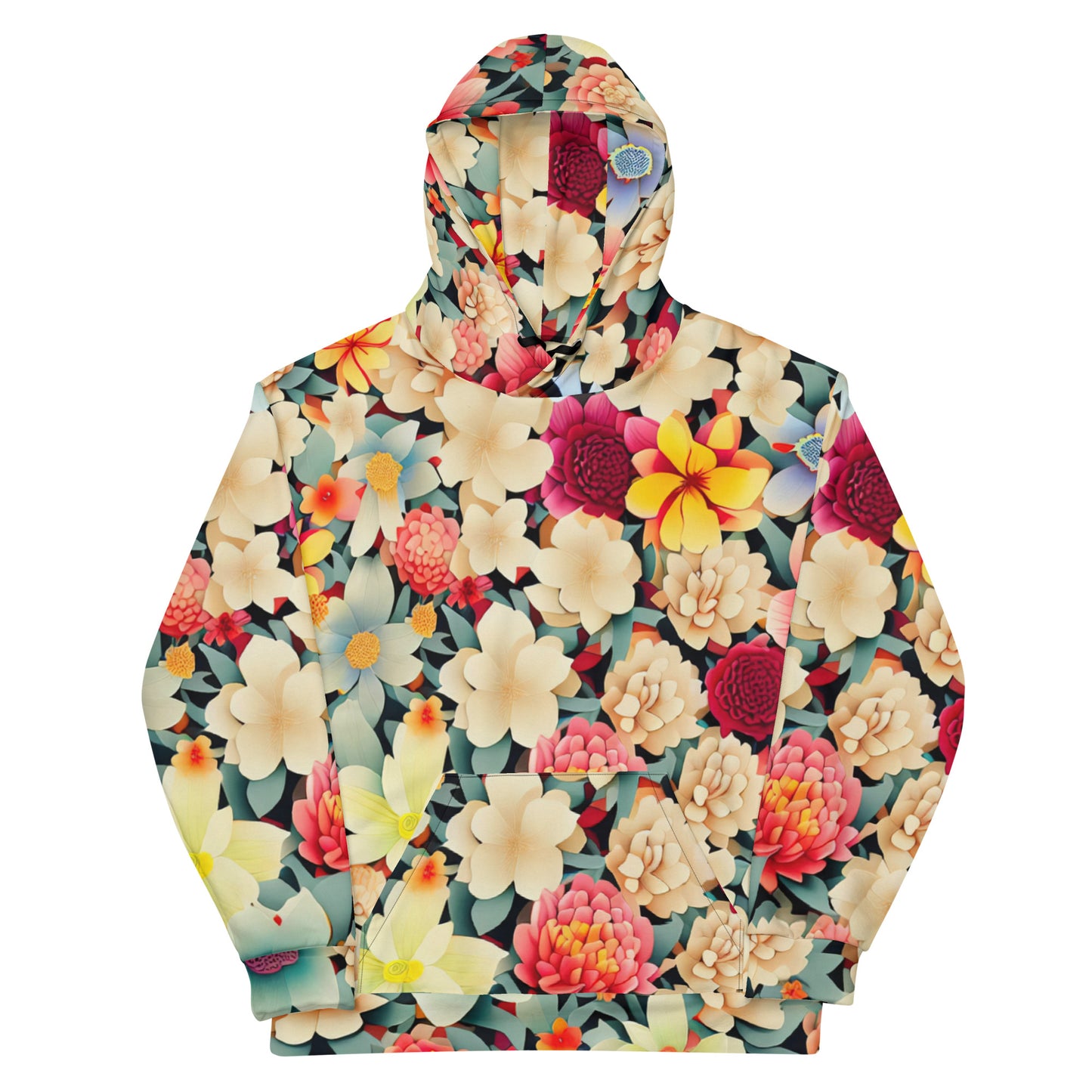 DMV 0260 Floral Unisex Hoodie