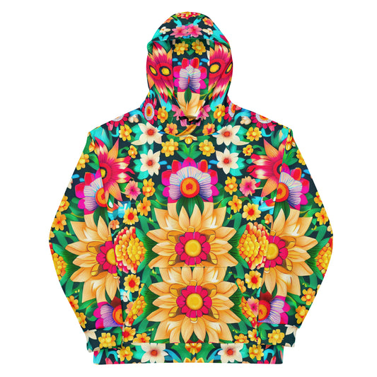 DMV 0193 Floral Unisex Hoodie