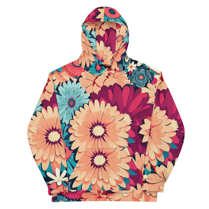 DMV 0293 Floral Unisex Hoodie