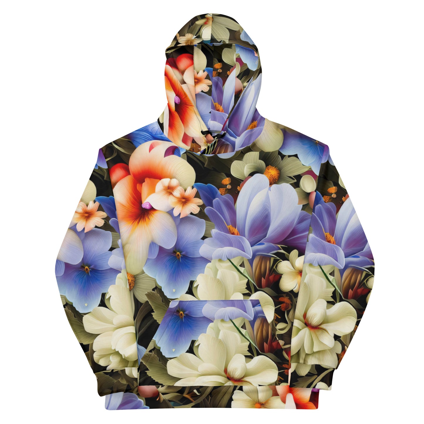 DMV 1157 Floral Unisex Hoodie