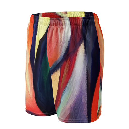 DMV 0277 Abstract Art Unisex mesh shorts