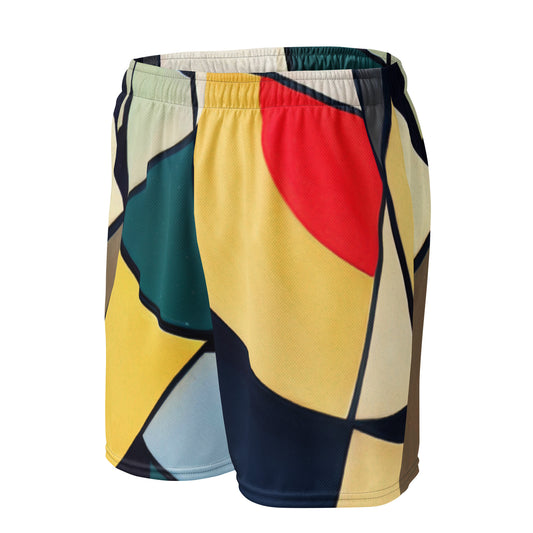 DMV 0227 Abstract Art Unisex mesh shorts