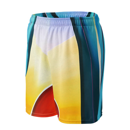 DMV 0262 Retro Art Unisex mesh shorts