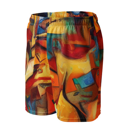 DMV 0416 Abstract Art Unisex mesh shorts