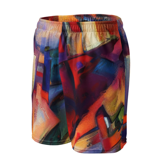 DMV 0308 Abstract Art Unisex mesh shorts