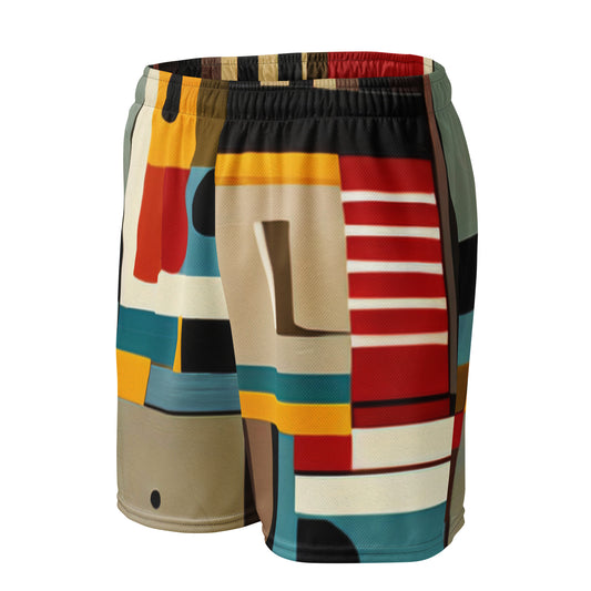 DMV 0413 Abstract Art Unisex mesh shorts