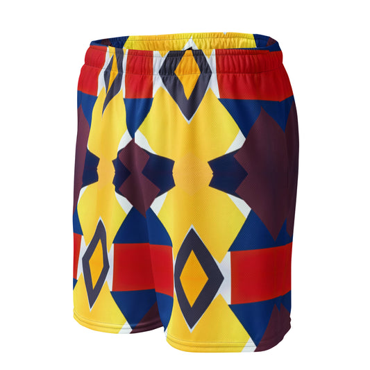 DMV 0418 Classic Boho Unisex mesh shorts