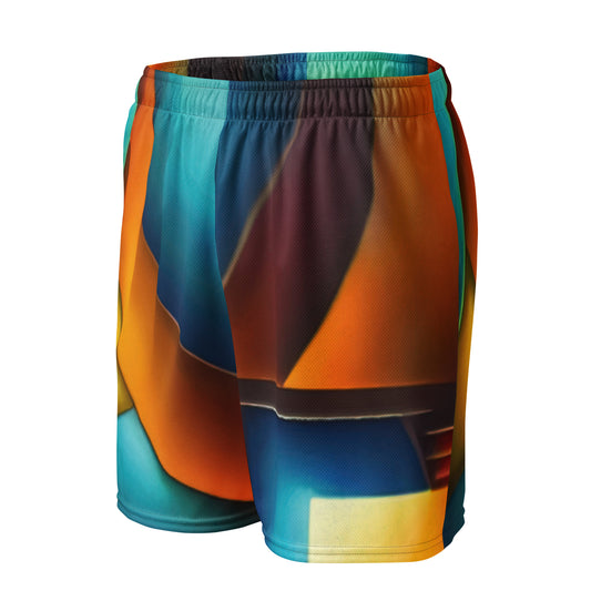 DMV 0151 Retro Art Unisex mesh shorts