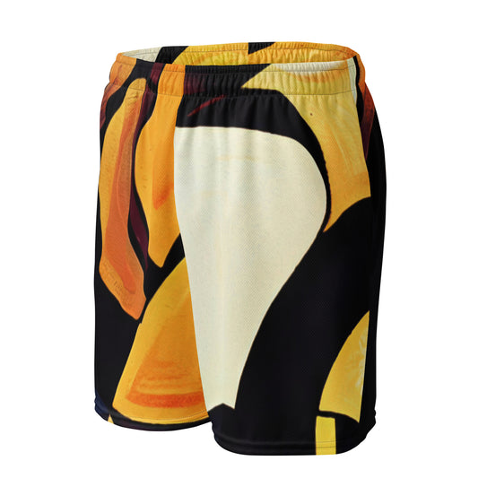 DMV 0195 Retro Art Unisex mesh shorts