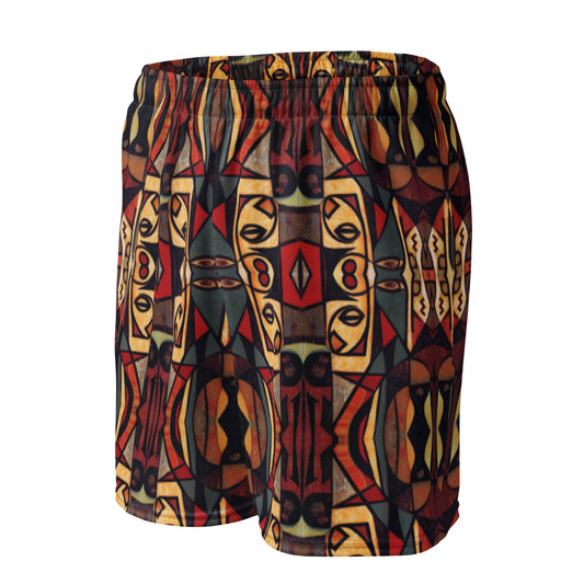 DMV 0174 Classic Boho Unisex mesh shorts