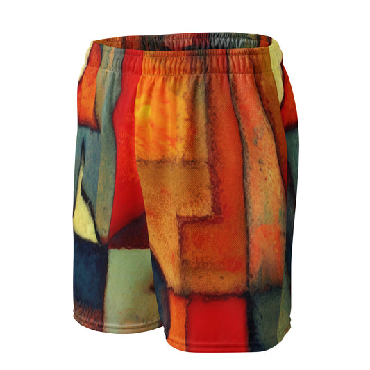 DMV 0298 Retro Art Unisex mesh shorts