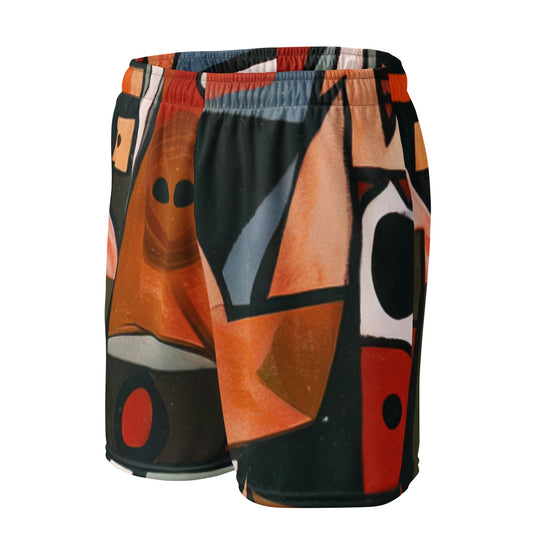 DMV 0522 Retro Art Unisex mesh shorts