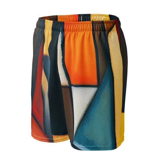 DMV 0433 Abstract Art Unisex mesh shorts