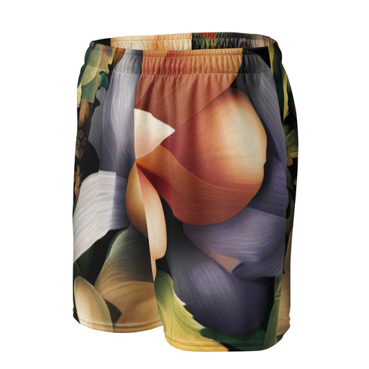 DMV 1574 Floral Unisex mesh shorts