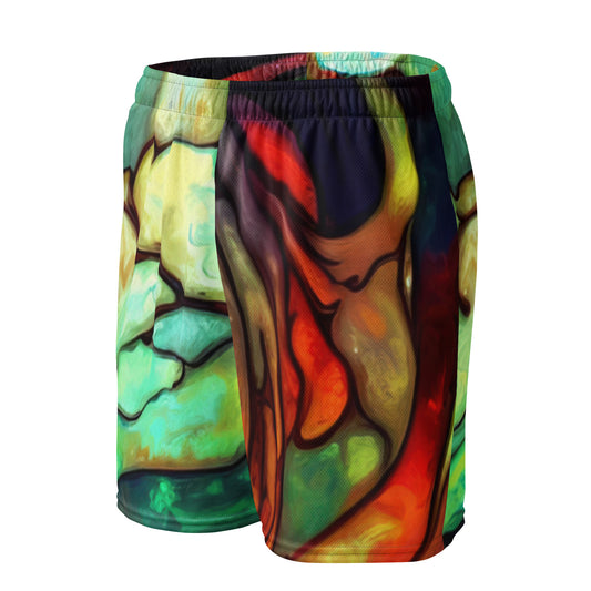 DMV 0536 Abstract Art Unisex mesh shorts