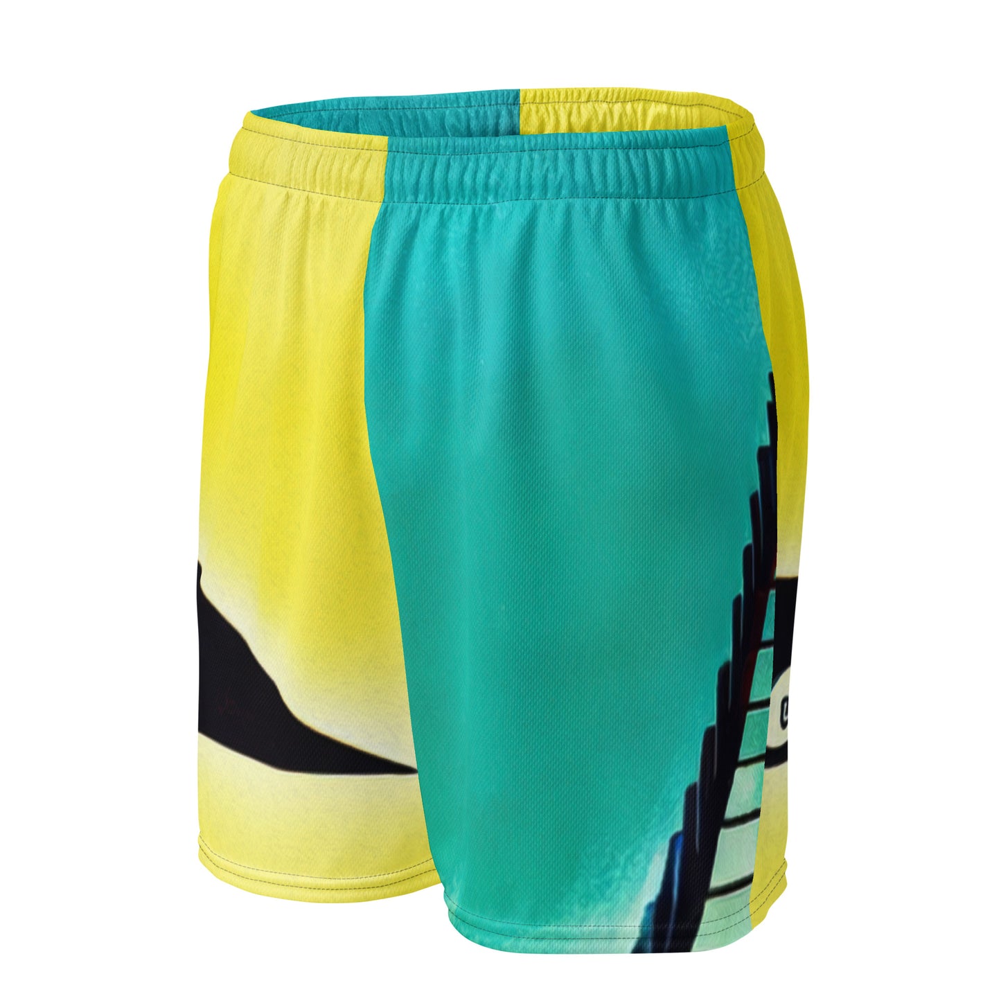 DMV 0621 Retro Art Unisex mesh shorts