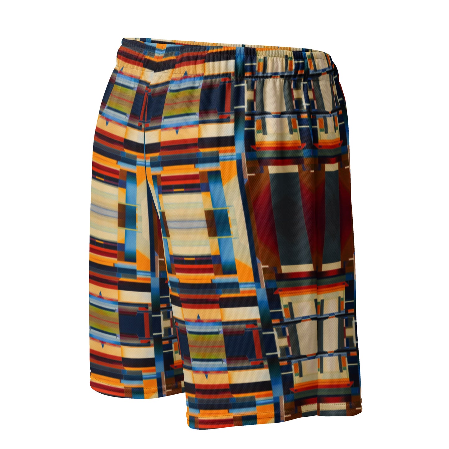 DMV 0244 Geo Boho Unisex mesh shorts