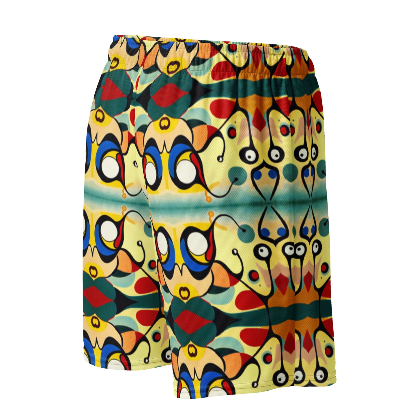 DMV 0405 Vintage Artsy Unisex mesh shorts