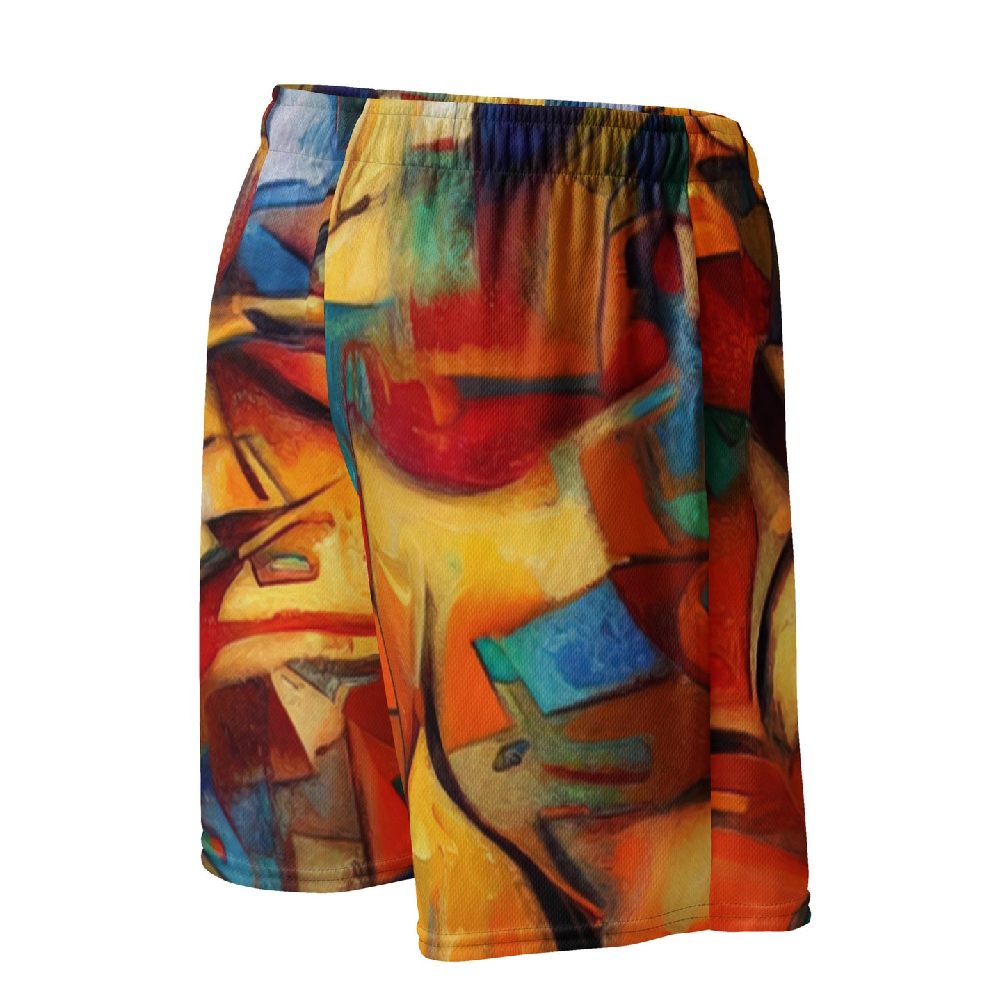 DMV 0416 Abstract Art Unisex mesh shorts