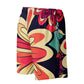 DMV 1525 Floral Unisex mesh shorts