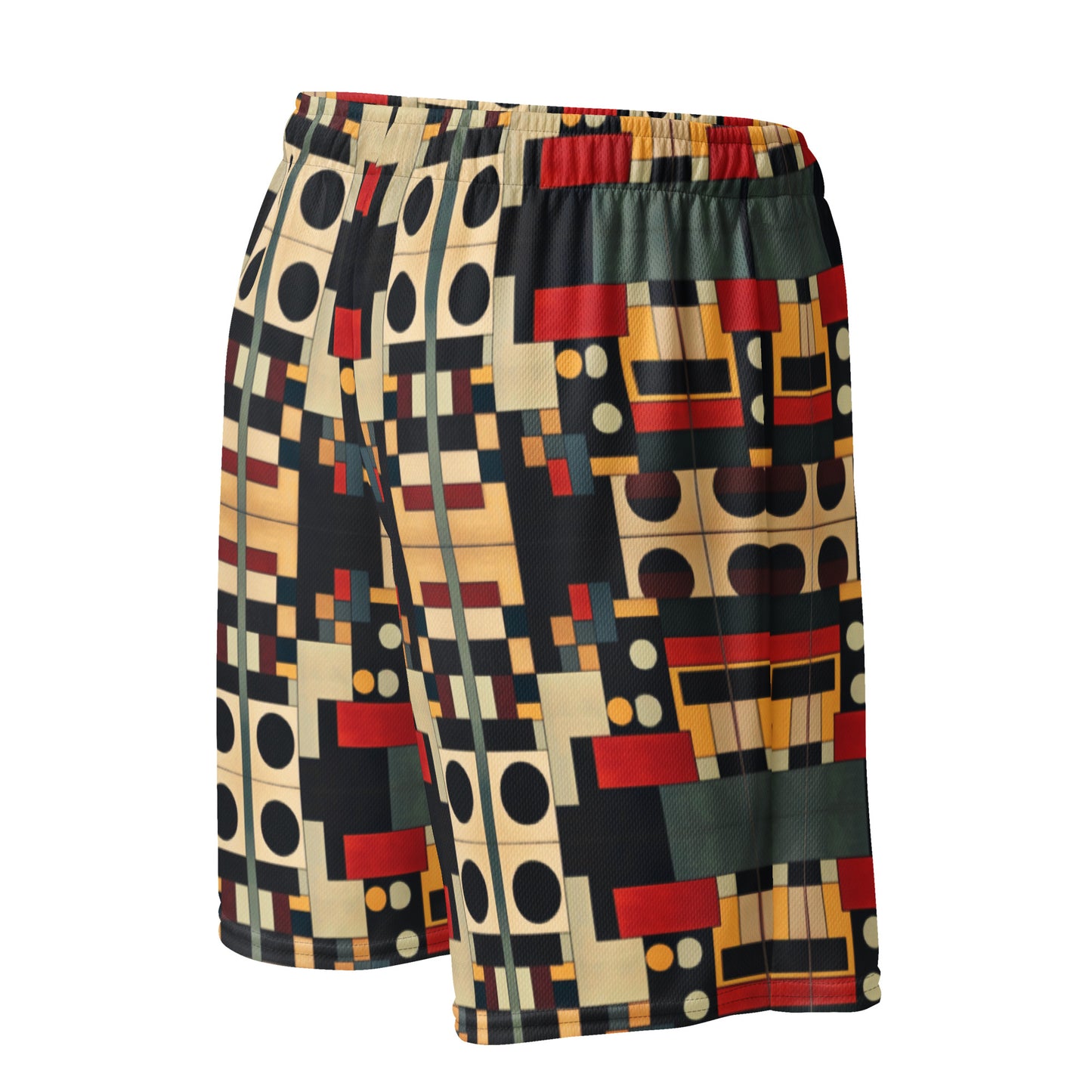 DMV 0510 Geo Boho Unisex mesh shorts