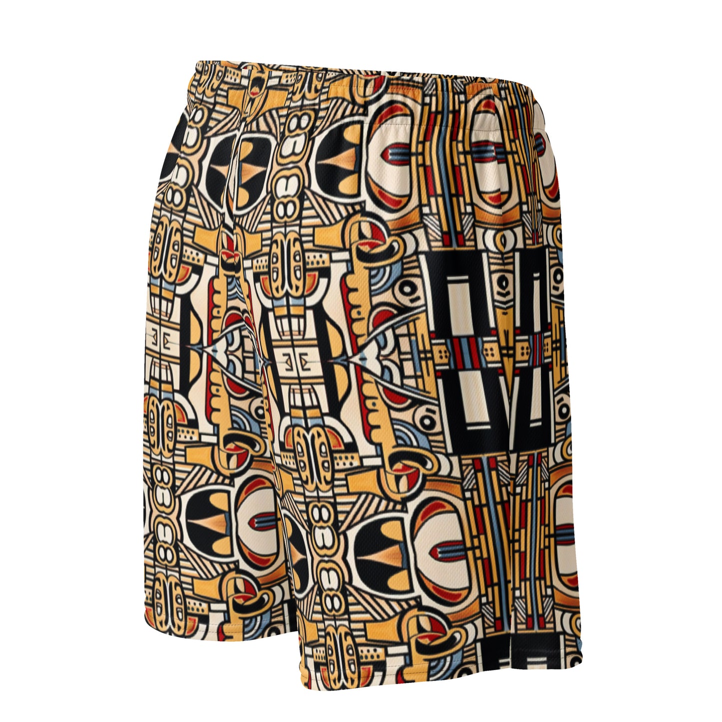 DMV 0775 Chic Boho Unisex mesh shorts