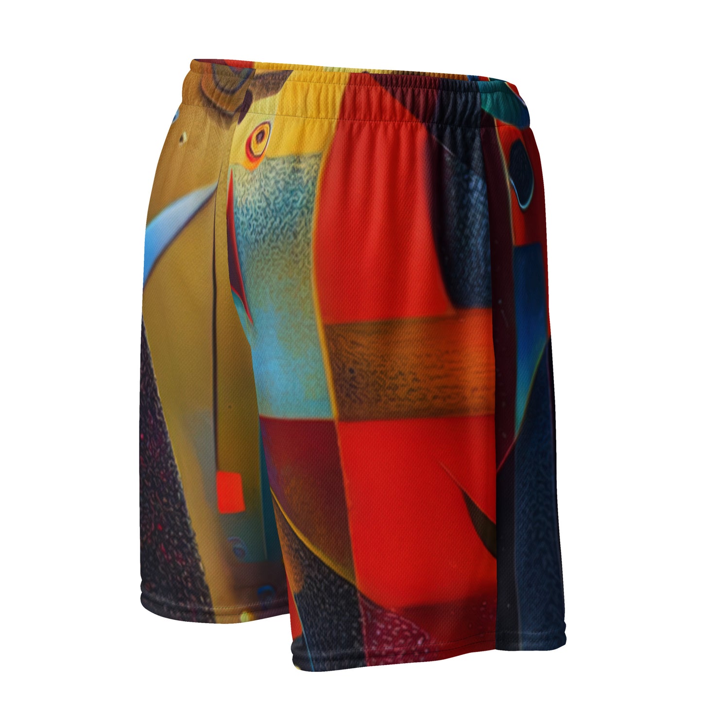 DMV 0350 Retro Art Unisex mesh shorts