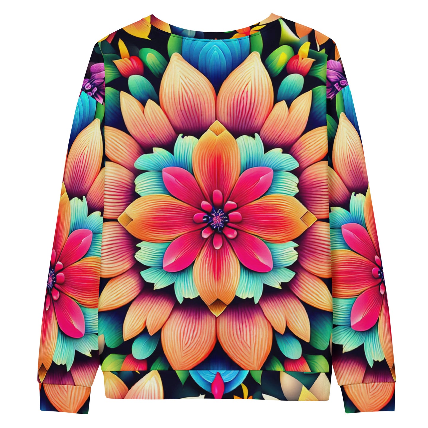 DMV 0020 Floral Unisex Sweatshirt