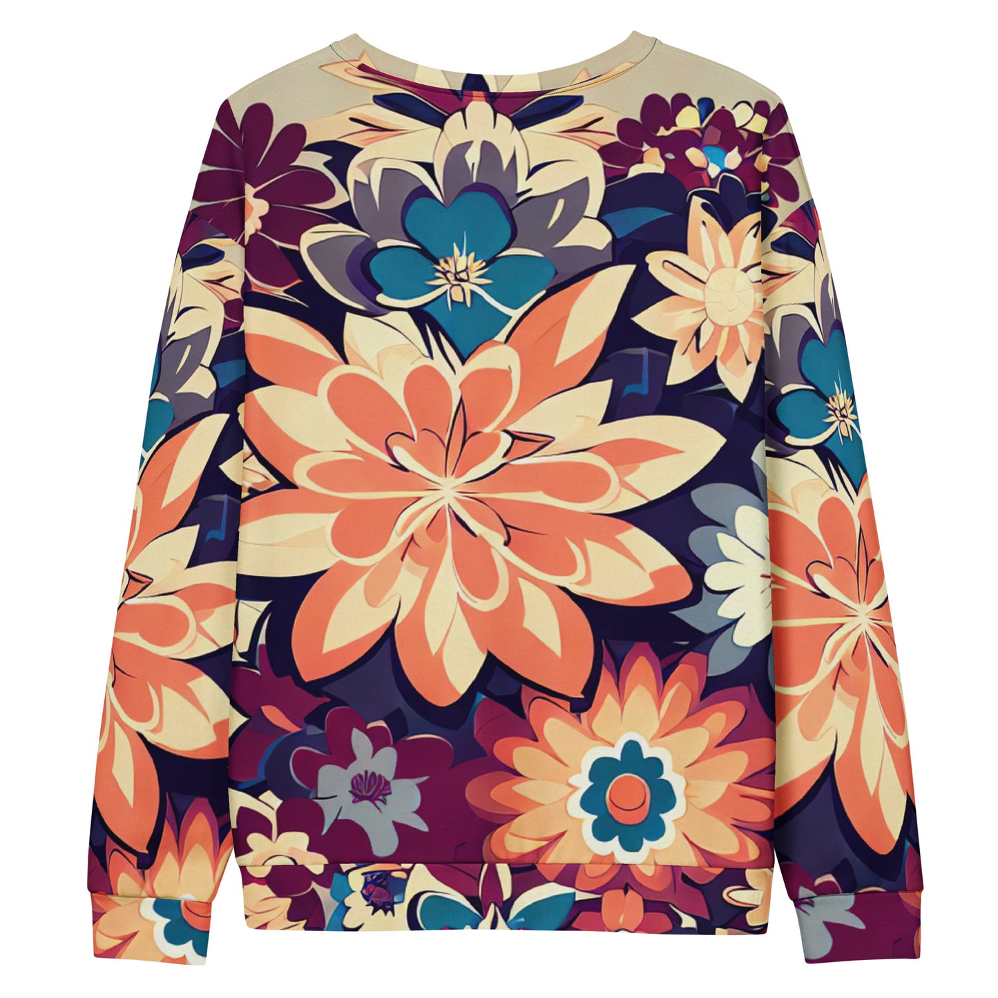 DMV 0253 Floral Unisex Sweatshirt