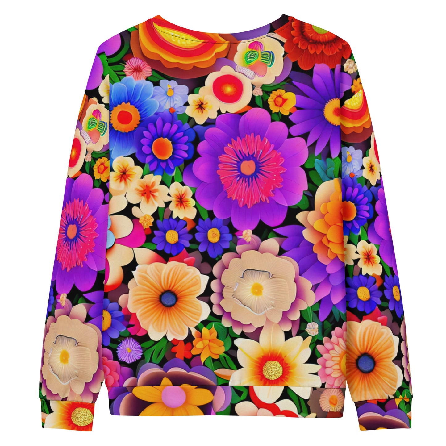 DMV 0309 Floral Unisex Sweatshirt