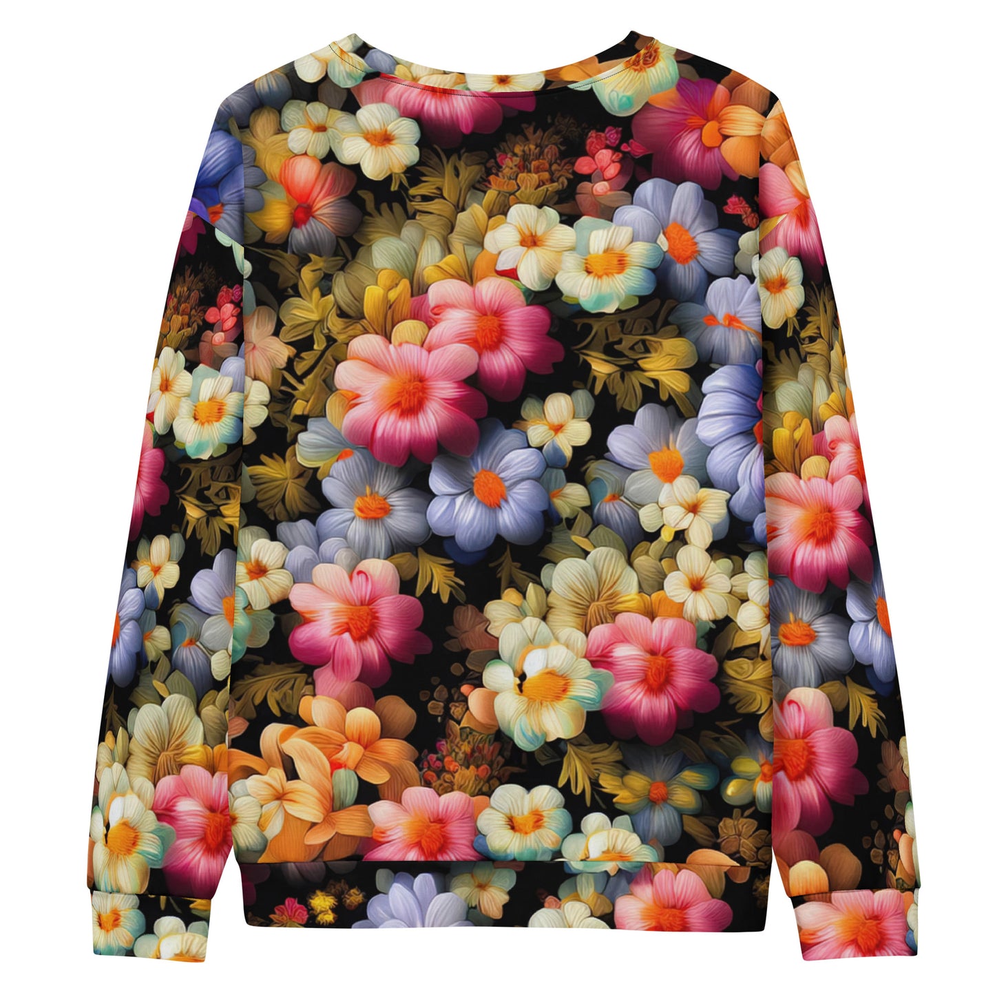 DMV 1522 Floral Unisex Sweatshirt