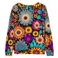 DMV 0607 Floral Unisex Sweatshirt