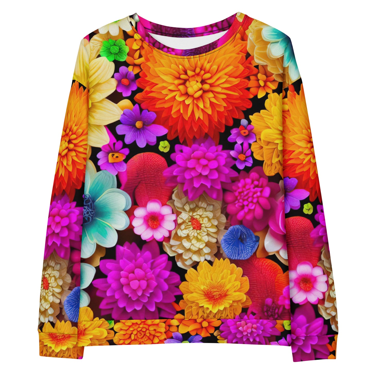 DMV 0238 Floral Unisex Sweatshirt