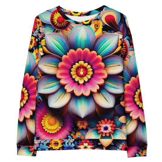 DMV 0219 Floral Unisex Sweatshirt