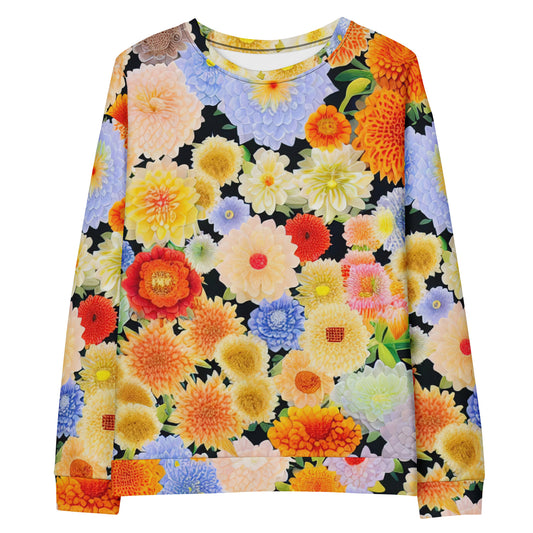 DMV 0004 Floral Unisex Sweatshirt