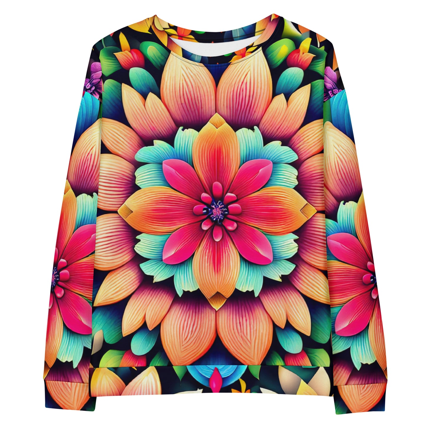 DMV 0020 Floral Unisex Sweatshirt