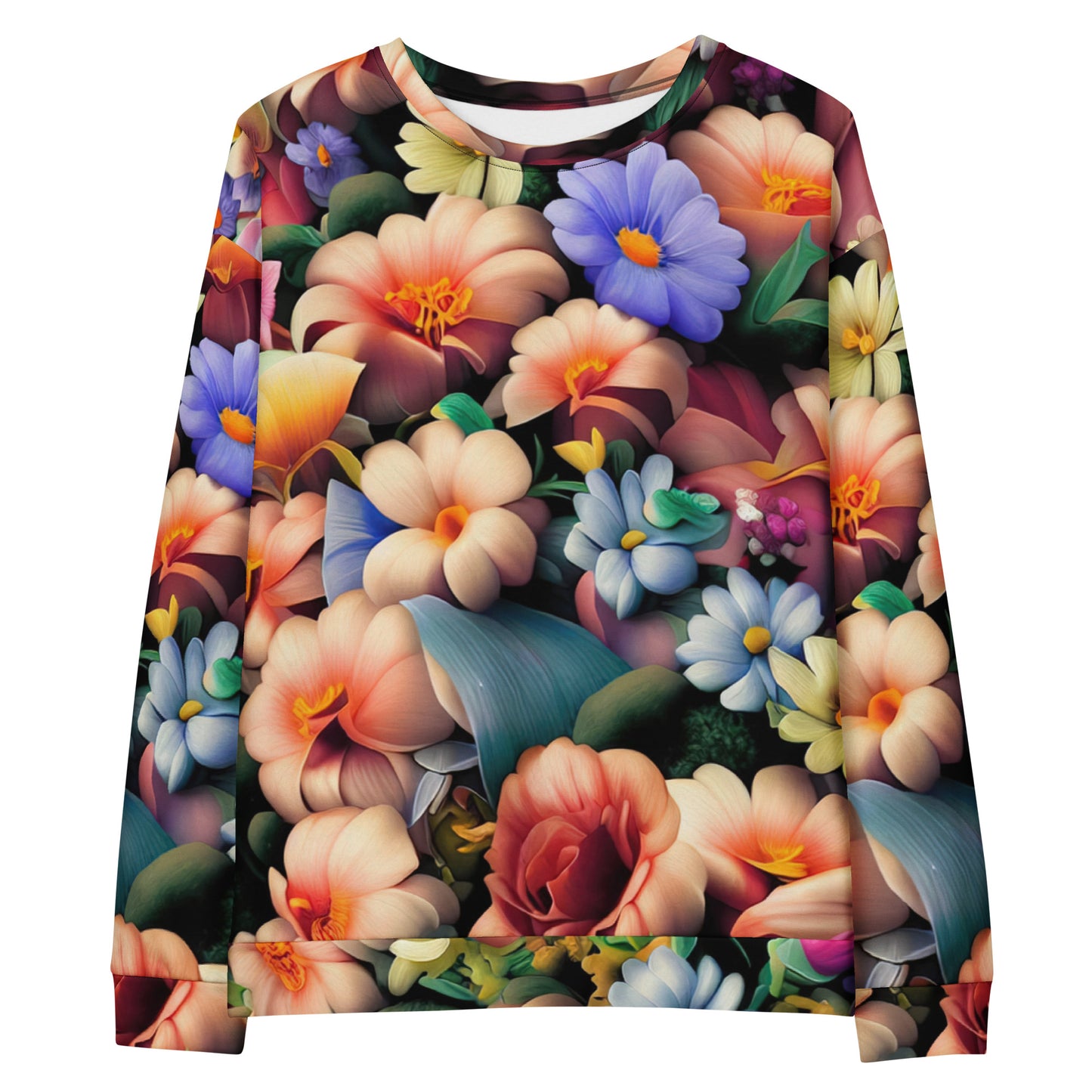 DMV 0043 Floral Unisex Sweatshirt