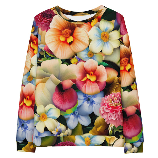 DMV 0088 Floral Unisex Sweatshirt