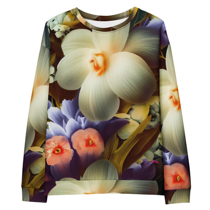 DMV 0125 Floral Unisex Sweatshirt