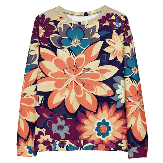 DMV 0253 Floral Unisex Sweatshirt