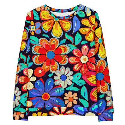 DMV 0257 Floral Unisex Sweatshirt