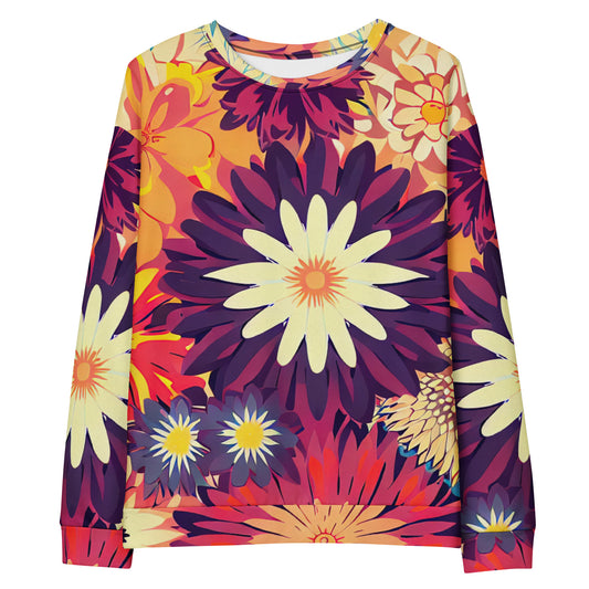 DMV 0097 Floral Unisex Sweatshirt