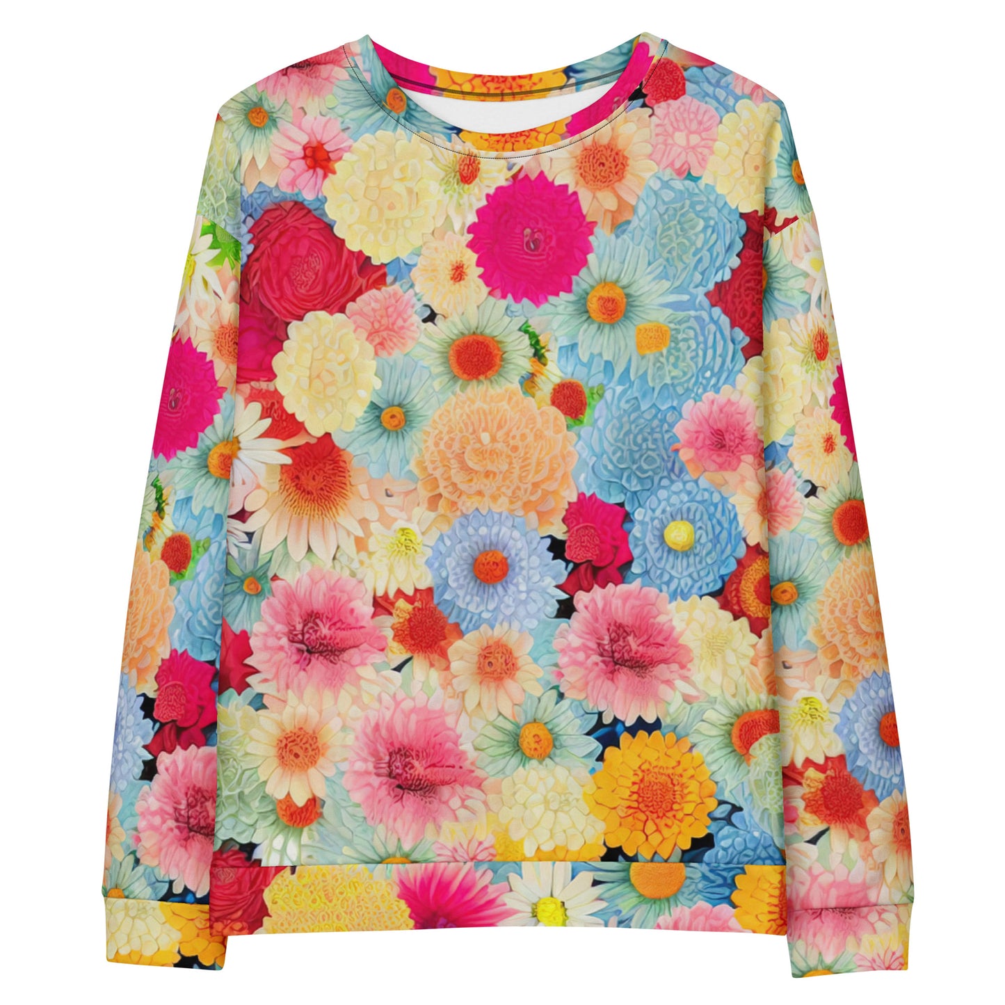 DMV 0106 Floral Unisex Sweatshirt