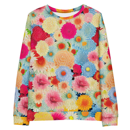 DMV 0106 Floral Unisex Sweatshirt