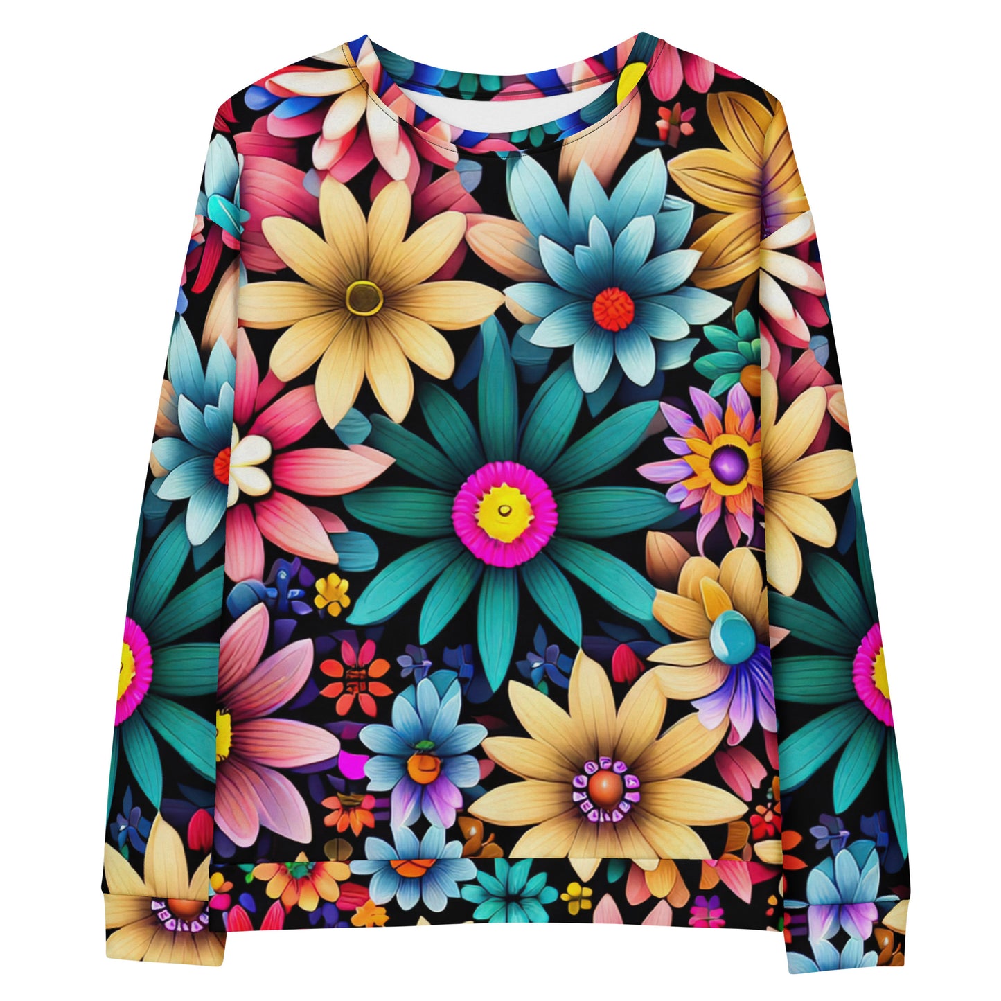 DMV 0265 Floral Unisex Sweatshirt