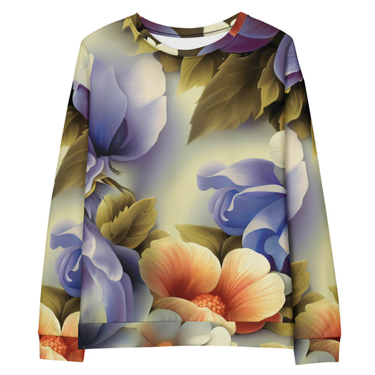 DMV 0109 Floral Unisex Sweatshirt