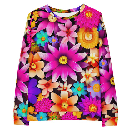 DMV 0136 Floral Unisex Sweatshirt