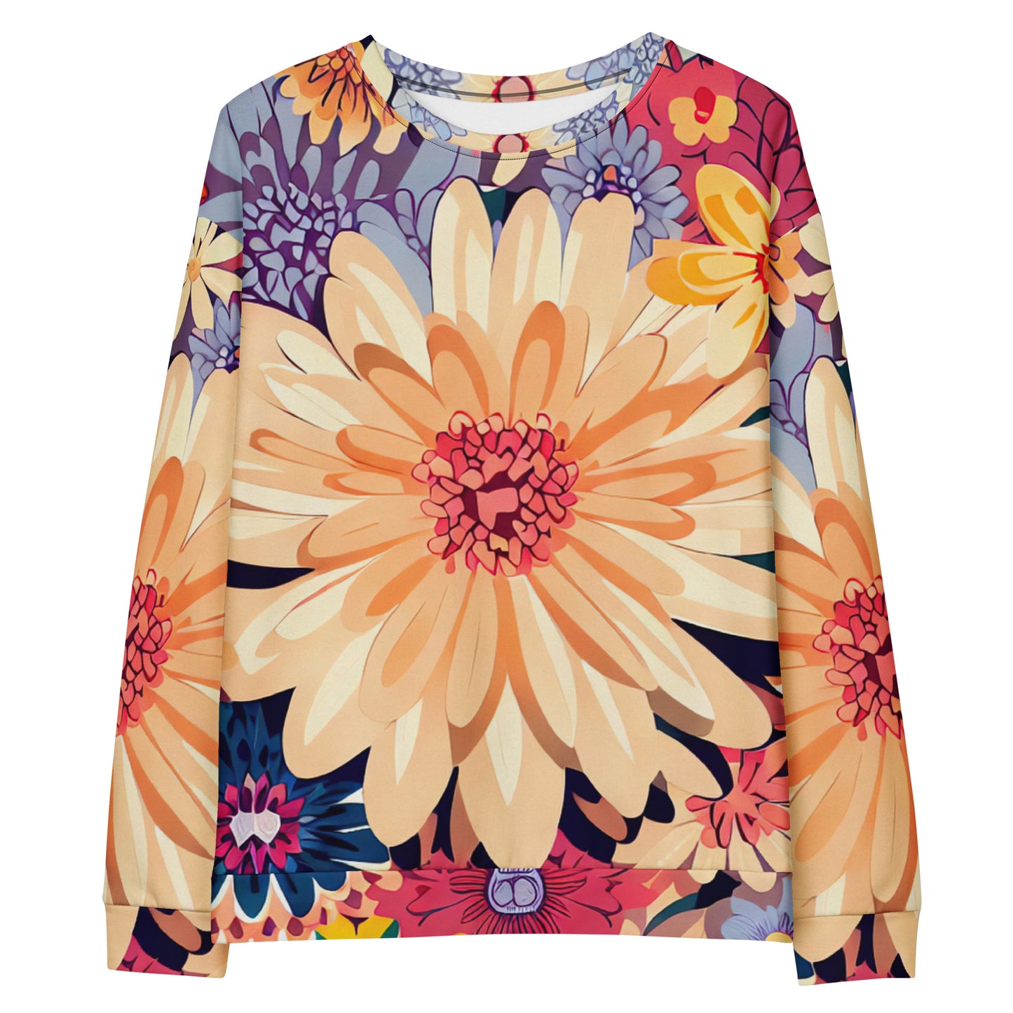 DMV 0137 Floral Unisex Sweatshirt