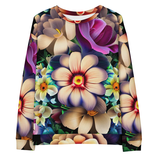 DMV 0206 Floral Unisex Sweatshirt